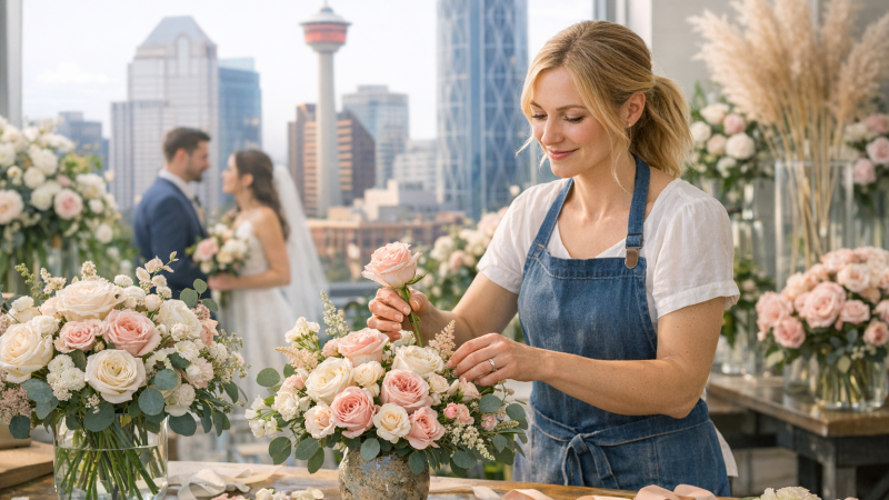 Calgary wedding flowers