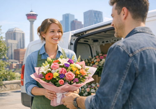 same day flower delivery Calgary