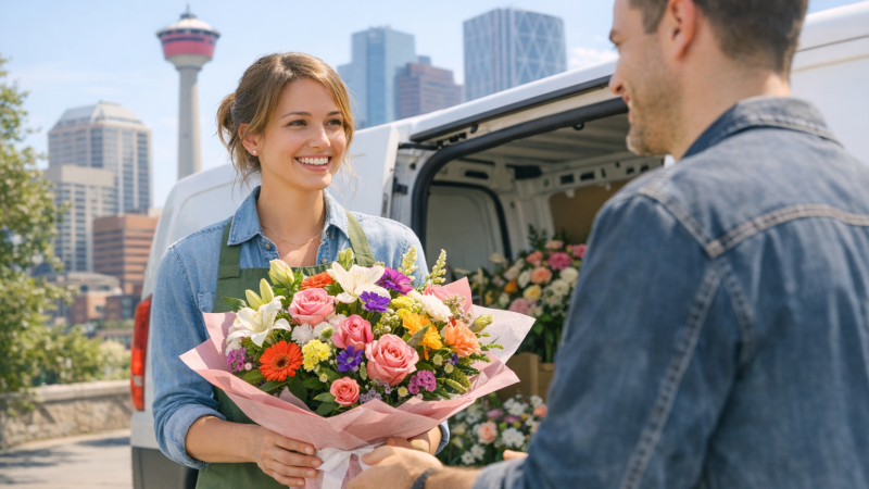 same day flower delivery Calgary