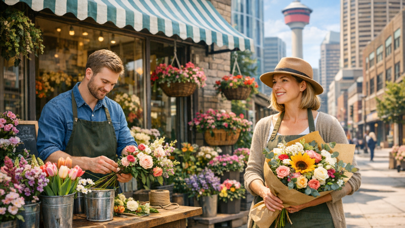 Flower Shops Downtown Calgary