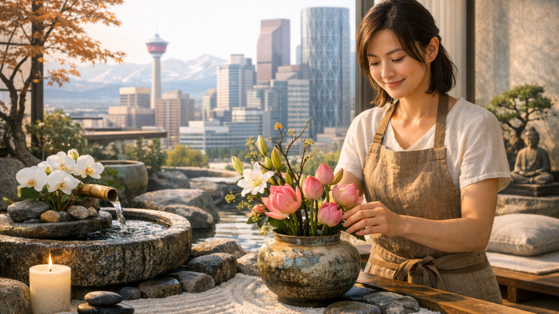Zen Calgary: How Fresh Flowers Bring Calm to City Life