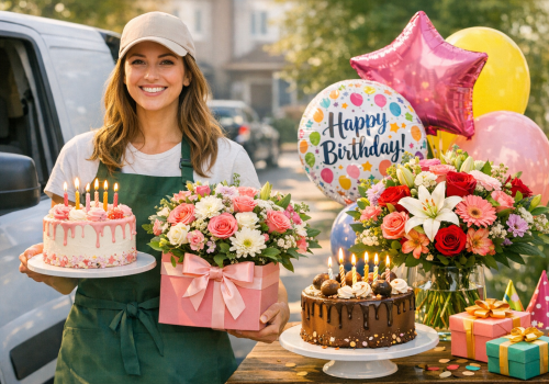 Birthday Flowers And Cake Delivery
