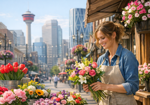 Calgary flowers downtown