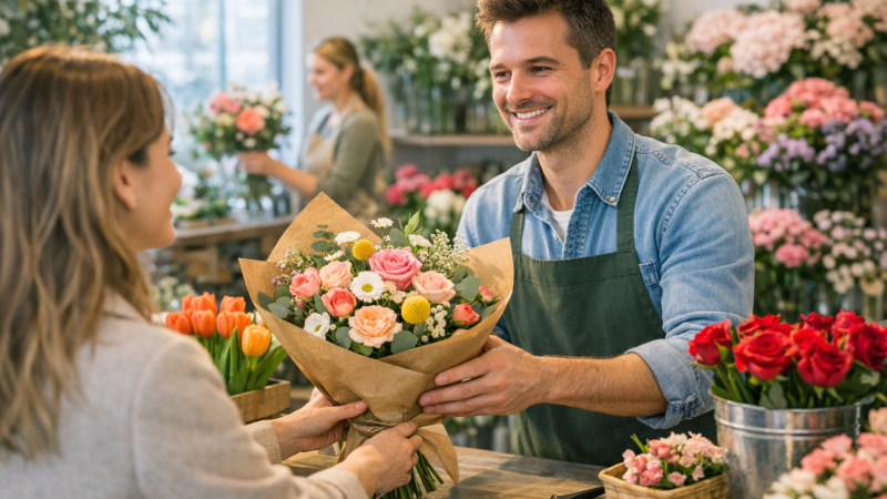 purcharse flowers