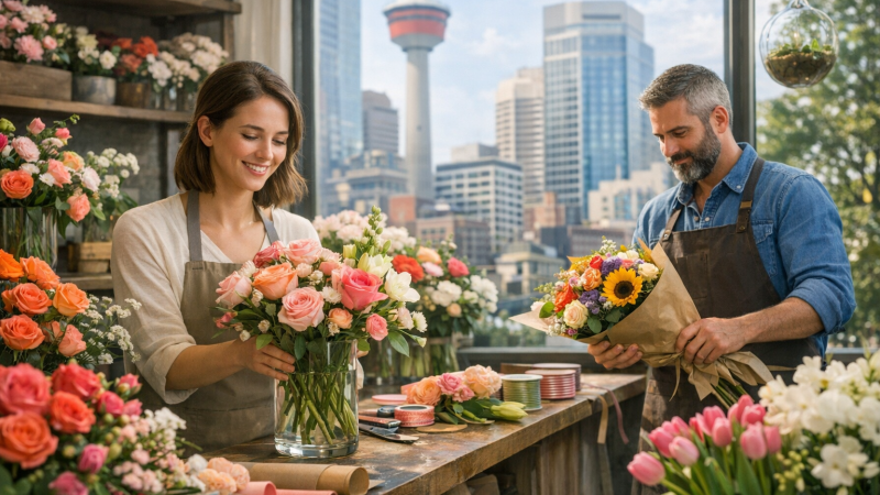 Calgary florist downtown