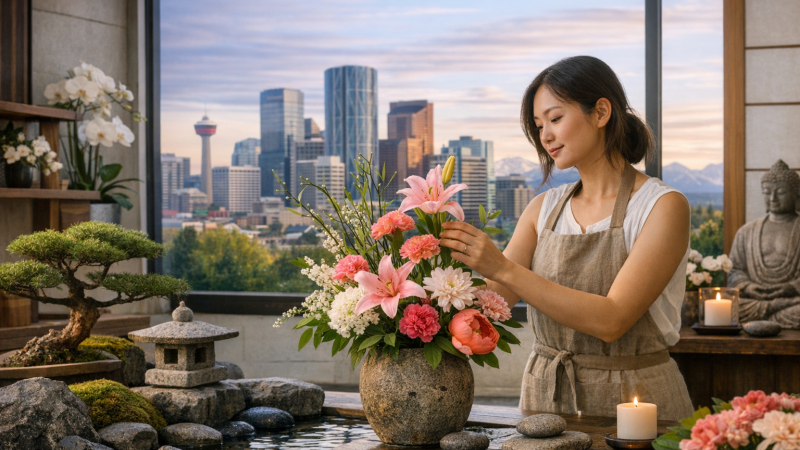 Zen Calgary: Calm Floral Design and Natural Beauty for a Peaceful Home