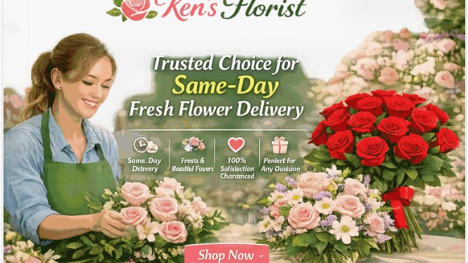 Why Calgary Trusts Ken’s Florist for Fresh, Same-Day Flower Delivery Every Time