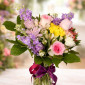 Sweet Pastel Garden Vase Arrangement