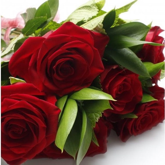 12pcs RED Roses Valentine Bouquet