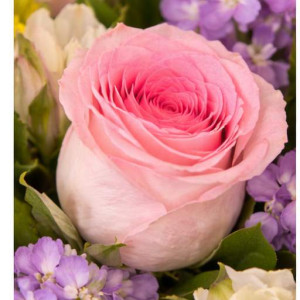 Sweet Pastel Garden Vase Arrangement