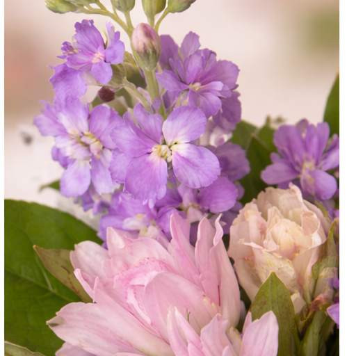 Sweet Pastel Garden Vase Arrangement