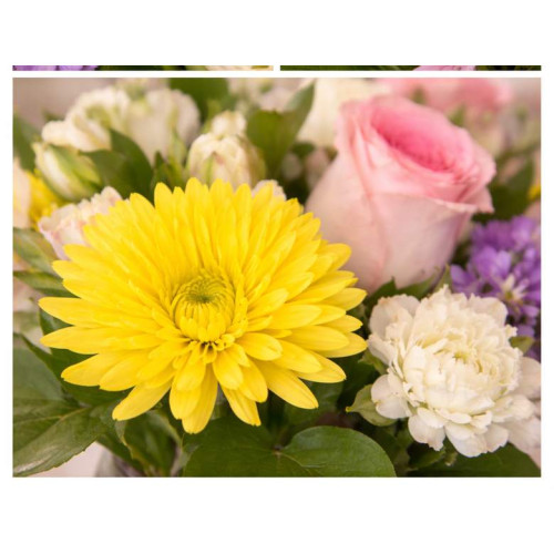 Sweet Pastel Garden Vase Arrangement