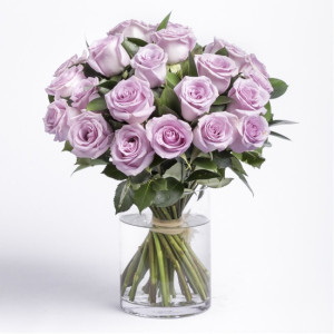 20 Roses - Purple Roses Bouquet