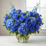 Ocean Blue Elegance Bouquet
