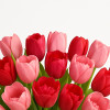 Passionate Tulips and Rose Bouquet