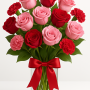 Passionate Tulips and Rose Bouquet