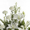 Peaceful White Lilies Basket
