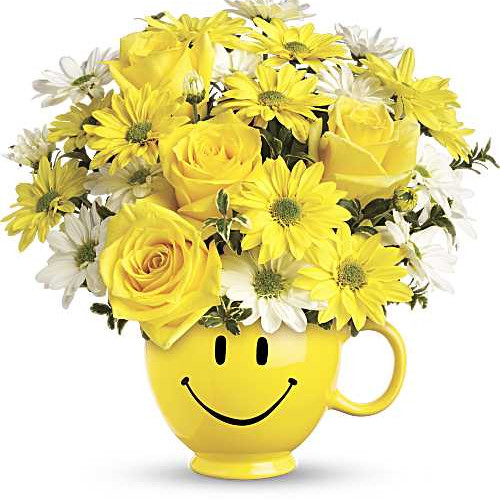 Teleflora's Be Happy® Bouquet with Roses