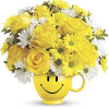 Teleflora's Be Happy® Bouquet with Roses