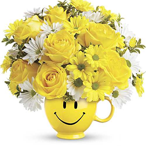 Teleflora's Be Happy® Bouquet with Roses