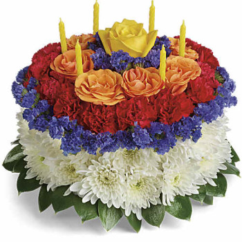 Your Wish Is Granted Birthday Cake Bouquet