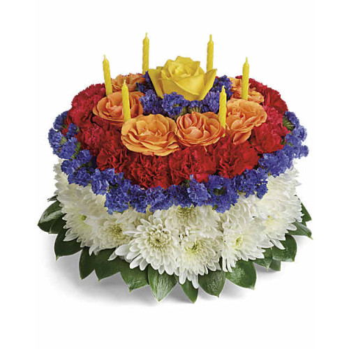 Your Wish Is Granted Birthday Cake Bouquet