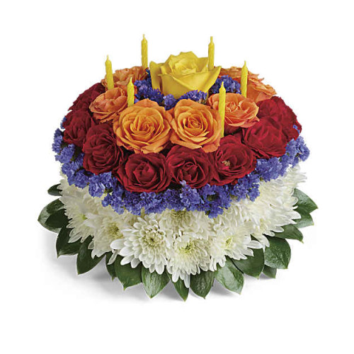 Your Wish Is Granted Birthday Cake Bouquet