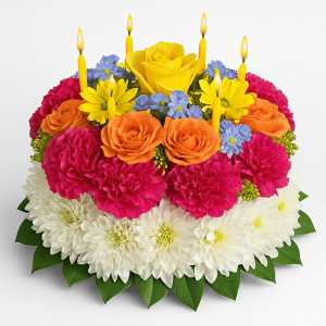 Your Wish Is Granted Birthday Cake Bouquet