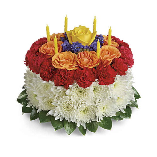 Your Wish Is Granted Birthday Cake Bouquet