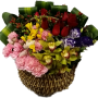 Canada Flower Gifts Timeless Devotion Mixed Flower Basket