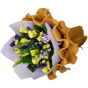 Canada Flower Gifts Golden Glow Calla Lily Bouquet 2754