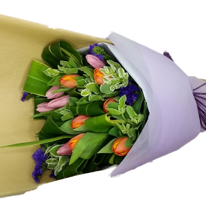Canada Flower Gifts Charming Blush Tulip Ensemble 2763