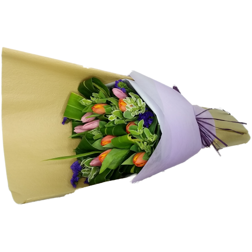 Canada Flower Gifts Charming Blush Tulip Ensemble 2763