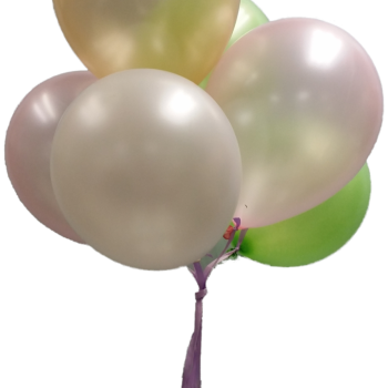 Celebration Bliss Helium Latex Balloons Set of Six