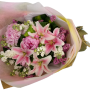 Blush Harmony Pink Lily Valentine Bouquet