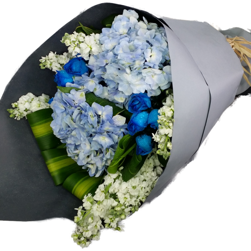 Whispering Blue Elegance Bouquet