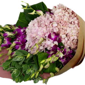 Calgary Ruby Flower Shop Delicate Grace Orchid and Hydrangea Bouquet 2863
