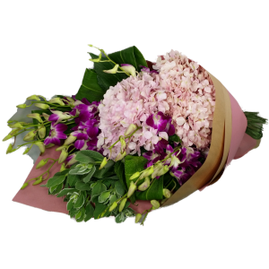 Calgary Ruby Flower Shop Delicate Grace Orchid and Hydrangea Bouquet 2863