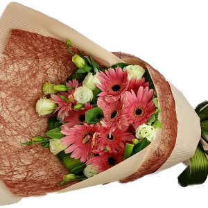 Canada Flower Gifts Smiles Gerbera Bouquet Smile Bringer 10 pcs