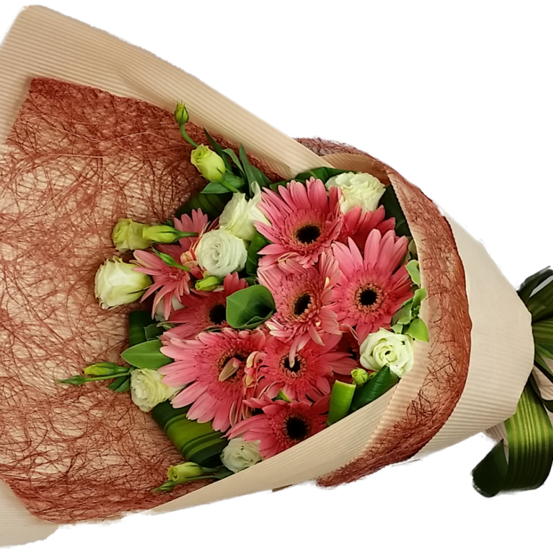 Canada Flower Gifts Joyful Smiles Bouquet 10 Gerberas in Vibrant