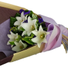 YYC Direct Flowers Pure Devotion White Lily Bouquet Valentines Special