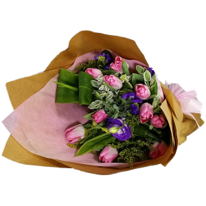 Calgary Ruby Tulip Bouquet Blushing Serenity 2801