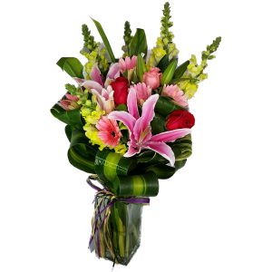 Calgary Ruby Blissful Harmony Vase Arrangement 2798