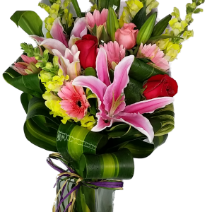 Calgary Ruby Blissful Harmony Vase Arrangement 2798