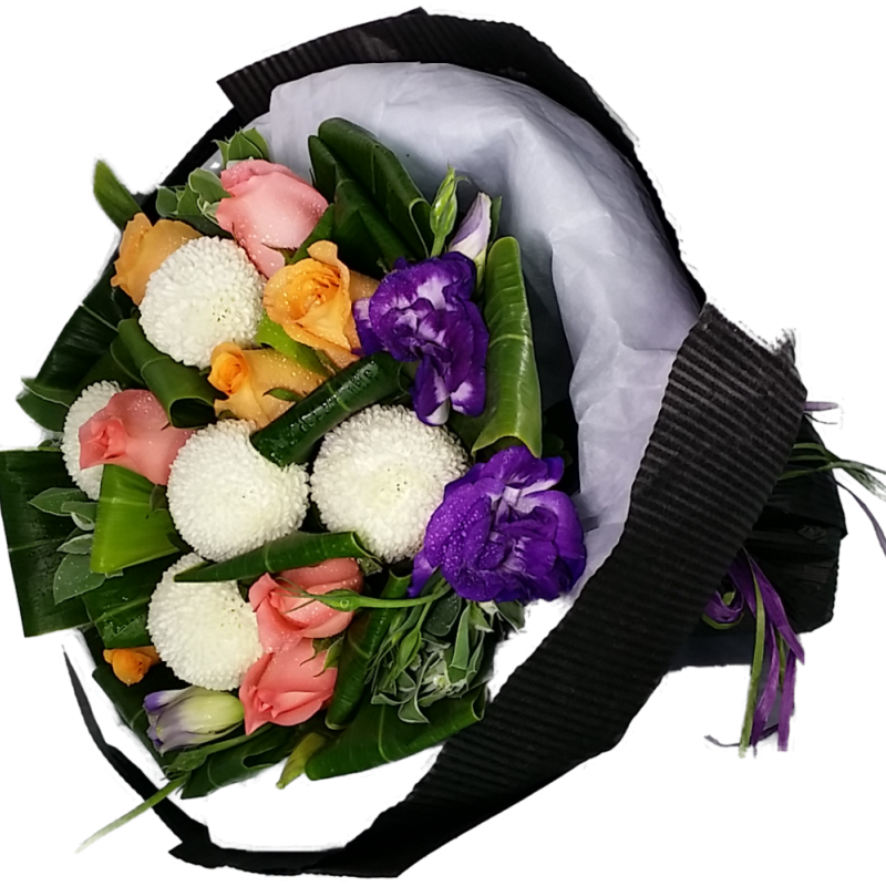 Calgary Ruby Blissful Harmony Round Bouquet