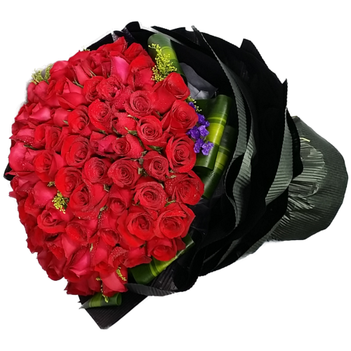 Calgary Ruby Flower Shop Forever My Love 100 Long Stem Red Roses Bouquet