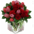 Calgary Ruby Tulip Romance Symphony Vase