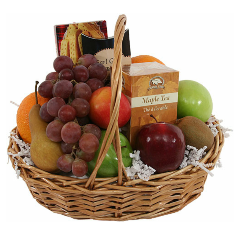 Healing Touch Deluxe Fruit and Gourmet Basket