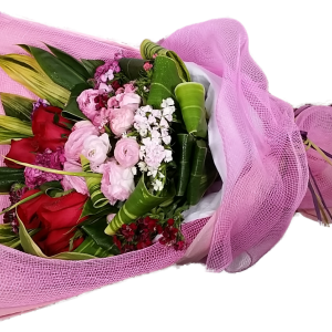 Calgary Ruby Flower Shop Blushing Majesty Peony Bouquet