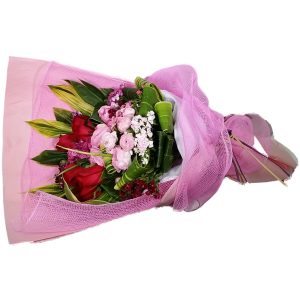 Calgary Ruby Flower Shop Blushing Majesty Peony Bouquet